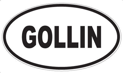 GOLLIN - Oval Magnet