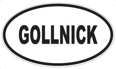 GOLLNICK - Oval Sticker