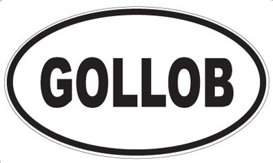 GOLLOB - Oval Magnet