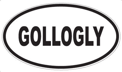 GOLLOGLY - Oval Magnet
