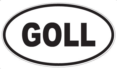 GOLL - Oval Magnet