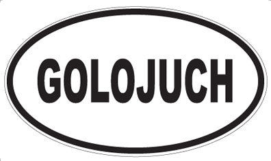 GOLOJUCH - Oval Magnet