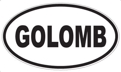 GOLOMB - Oval Magnet