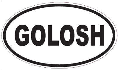 GOLOSH - Oval Sticker
