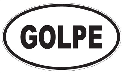 GOLPE - Oval Magnet