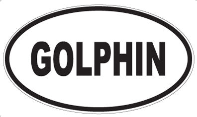 GOLPHIN - Oval Magnet