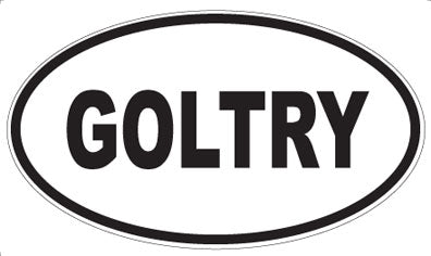 GOLTRY - Oval Magnet