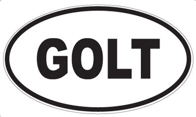 GOLT - Oval Magnet