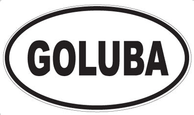 GOLUBA - Oval Magnet