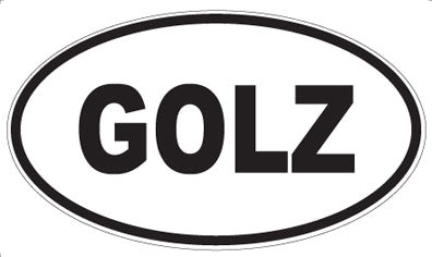 GOLZ - Oval Magnet
