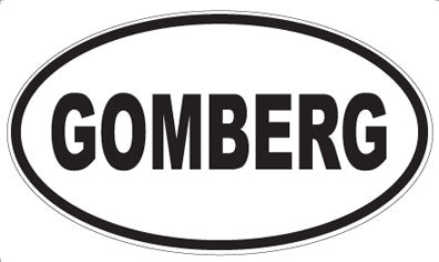 GOMBERG - Oval Magnet