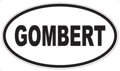 GOMBERT - Oval Magnet