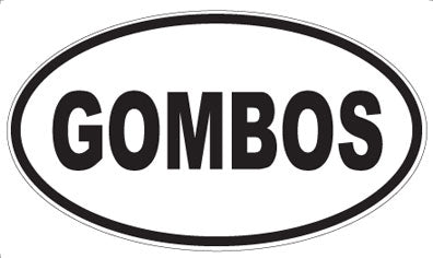 GOMBOS - Oval Magnet