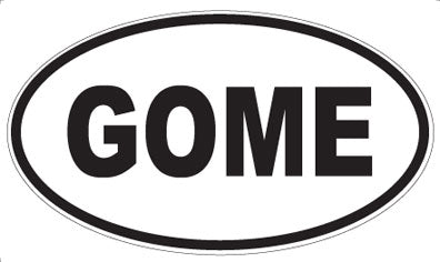 GOME - Oval Sticker