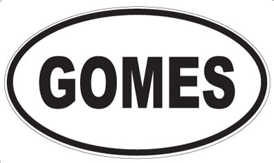 GOMES - Oval Magnet
