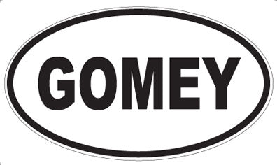 GOMEY - Oval Magnet