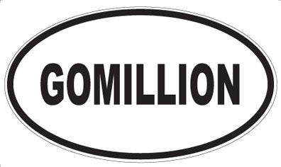 GOMILLION - Oval Magnet