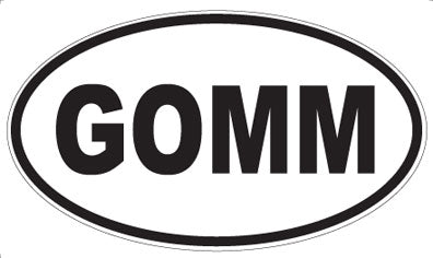 GOMM - Oval Magnet