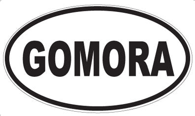 GOMORA - Oval Magnet