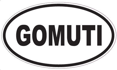 GOMUTI - Oval Sticker