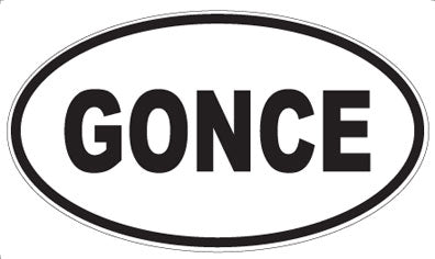 GONCE - Oval Magnet