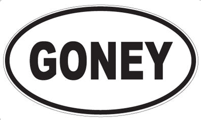 GONEY - Oval Magnet