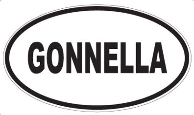 GONNELLA - Oval Magnet