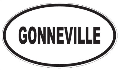 GONNEVILLE - Oval Magnet