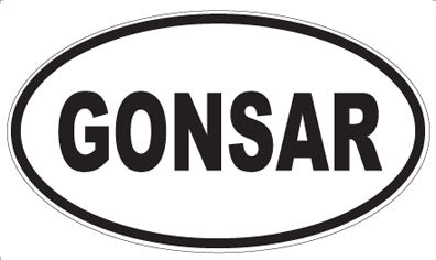 GONSAR - Oval Magnet