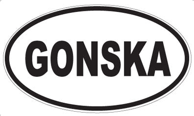 GONSKA - Oval Magnet