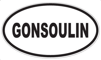 GONSOULIN - Oval Magnet