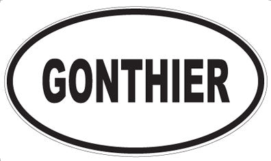 GONTHIER - Oval Magnet