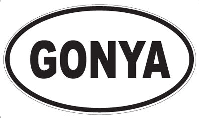 GONYA - Oval Magnet