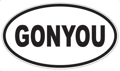 GONYOU - Oval Magnet