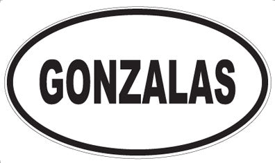 GONZALAS - Oval Magnet