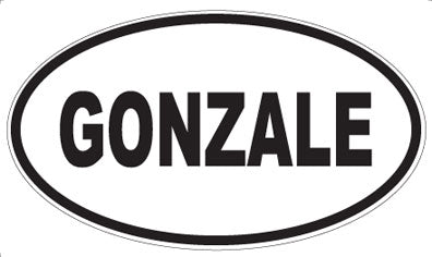 GONZALE - Oval Magnet