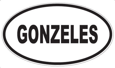 GONZELES - Oval Magnet