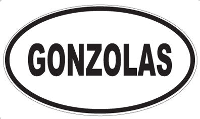 GONZOLAS - Oval Magnet