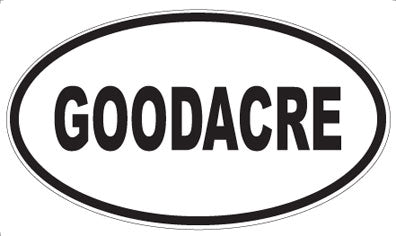 GOODACRE - Oval Magnet