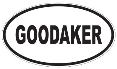 GOODAKER - Oval Magnet