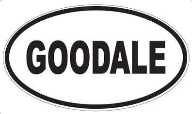 GOODALE - Oval Magnet