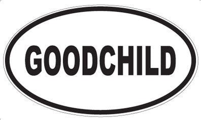 GOODCHILD - Oval Magnet