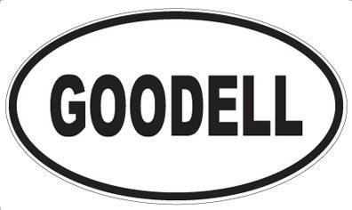 GOODELL - Oval Magnet