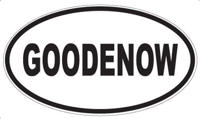 GOODENOW - Oval Magnet