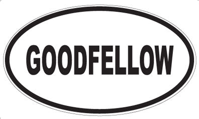 GOODFELLOW - Oval Magnet