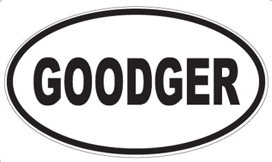 GOODGER - Oval Magnet