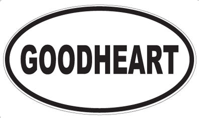 GOODHEART - Oval Magnet