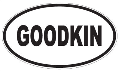 GOODKIN - Oval Magnet
