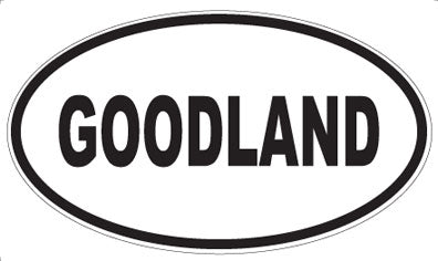 GOODLAND - Oval Magnet