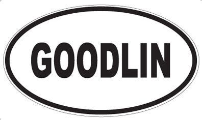 GOODLIN - Oval Magnet
